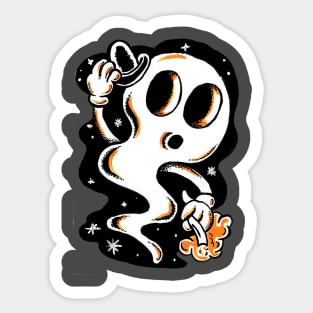 Smokin' Ghost Sticker